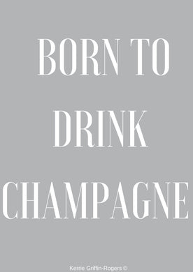 framed print drink champagne