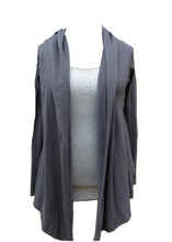 Load image into Gallery viewer, Barola Hooded Wrap in Slate | Feathers Of Italy 
