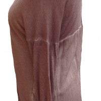 Button Back Top In Dusky Pink | Feathers Of Italy 