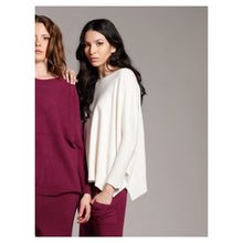 Load image into Gallery viewer, Positano Ribbed Sleeves Oversized Top 
