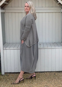 Lana Soft Knit in Mocha - Feathers Of Italy 