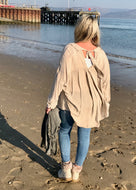 bow neck cotton shirt