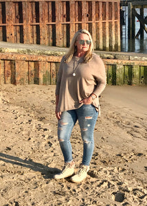 Batwing Jumper with Glitter Ball Oversized - 2
