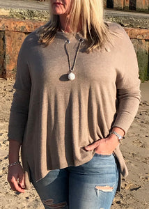 Batwing Jumper with Glitter Ball Oversized - 0