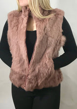 Load image into Gallery viewer, Fur Gilet in Snow White by Feathers Of Italy - Feathers Of Italy 
