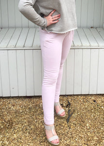 Slouchy Sweat Pants in Pink - Feathers Of Italy 