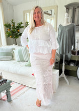 Load image into Gallery viewer, Rome Raggi Silk Edged Skirt/Dress in Soft Pink
