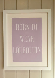 Framed Print - Too glam to give a damn - Feathers Of Italy 