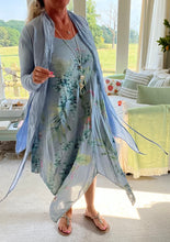 Load image into Gallery viewer, Luxurious Soft 100% cotton cardigan wrap with jersey back and ties
