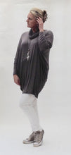 Load image into Gallery viewer, Pisa Snood Oversized Top in Mushroom - Feathers Of Italy 
