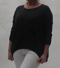 Load image into Gallery viewer, Lana Soft Knit in Dark Slate - Feathers Of Italy 
