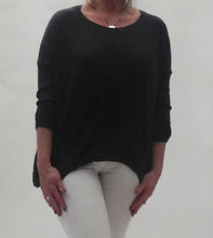 Load image into Gallery viewer, Lana Soft Knit in Dark Slate - Feathers Of Italy 
