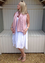 Load image into Gallery viewer, Sicily Five Way Poncho in Pink - Feathers Of Italy 
