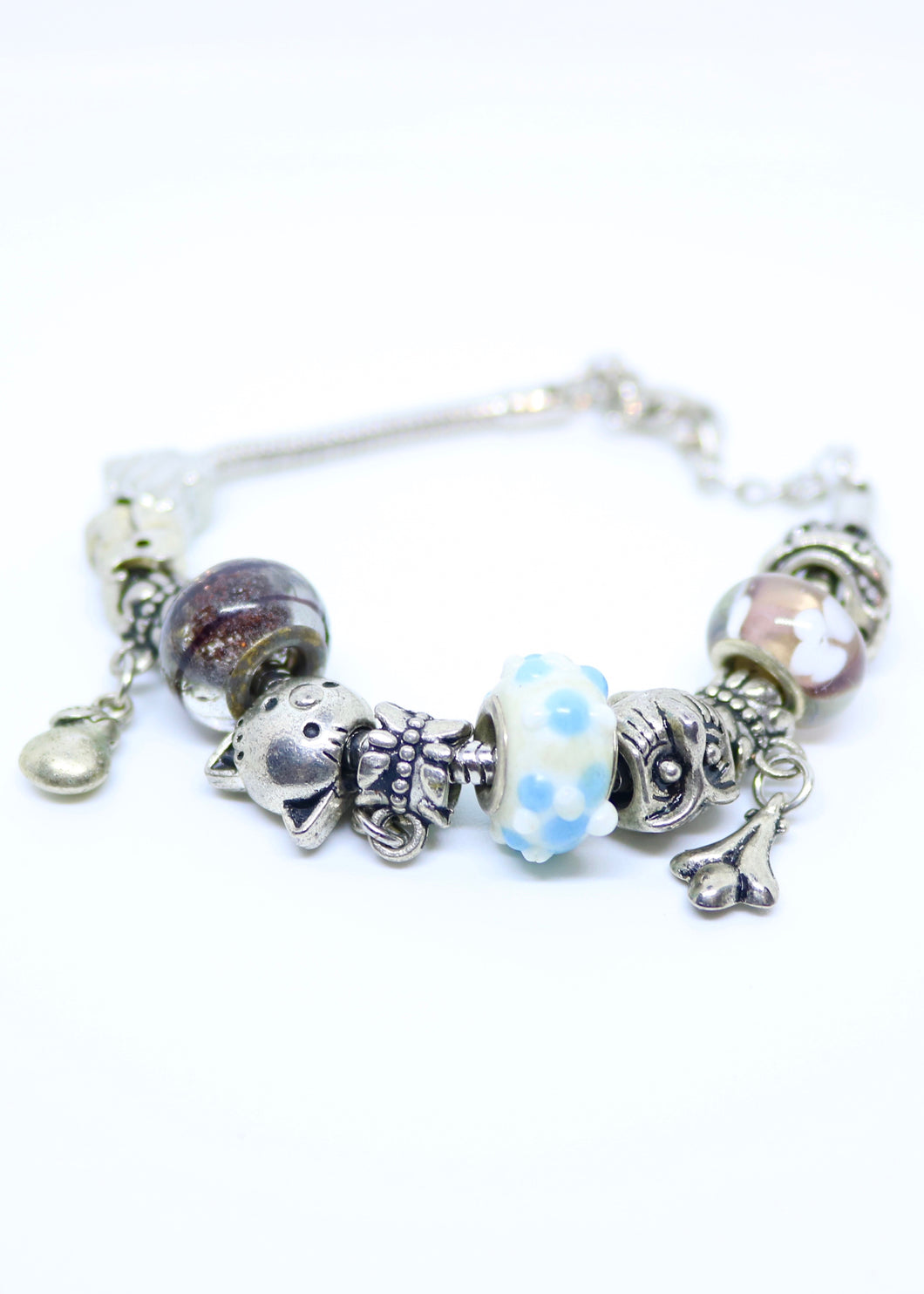 Children's Pandora Style Charm Bracelet - By Feathers Of Italy - Feathers Of Italy 