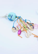 Load image into Gallery viewer, Shell and Ball Brightly Coloured Key Ring  - by Feathers Of Italy - Feathers Of Italy 
