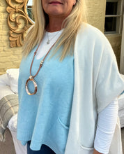Load image into Gallery viewer, Milan V-Neck Batwing Short Sleeves Jumper Various Colours | Feathers Of Italy 
