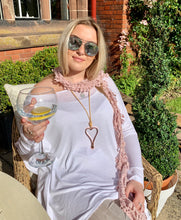 Load image into Gallery viewer, Gauli Oversized Fine Knit Top in White Made In Italy by Feathers Of Italy One Size - Feathers Of Italy 
