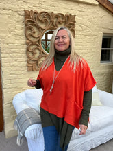 Load image into Gallery viewer, Milan V-Neck Batwing Short Sleeves Jumper | Feathers Of Italy 
