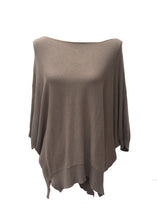 Load image into Gallery viewer, Guava Overlay knitted Tunic In Mocha - Feathers Of Italy 
