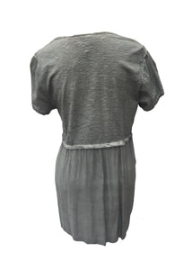 Washed Smock T Shirt and Cotton Top in Three Colours Made In Italy by Feathers Of Italy One Size - Feathers Of Italy 