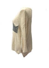Load image into Gallery viewer, Ischia Patch Pocket Jumper in Cream - Feathers Of Italy 
