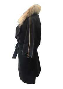 Positana Over Jacket in Black - Feathers Of Italy 