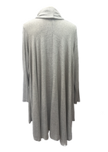 Load image into Gallery viewer, Swing Top with Cowl in Light Grey - Feathers Of Italy 
