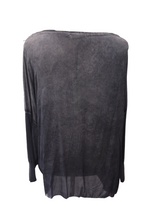 Load image into Gallery viewer, Chiffon Back Fine Knit Jumper in Blue Made In Italy By Feathers Of Italy One Size - Feathers Of Italy 
