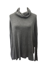 Load image into Gallery viewer, Diamante Cuff Jumper in Grey - Feathers Of Italy 

