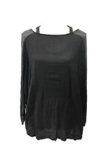 Load image into Gallery viewer, Boa Layer Seqin Top in Slate | Feathers Of Italy 
