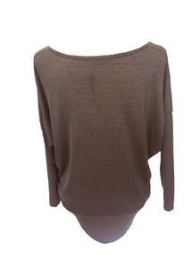 Sequin Heart T Shirt Top in Champagne Made In Italy By Feathers Of Italy One Size - Feathers Of Italy 