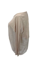 Load image into Gallery viewer, Pisa Silk and Jersey top in Dusky Pink Made In Italy By Feathers Of Italy One Size - Feathers Of Italy 
