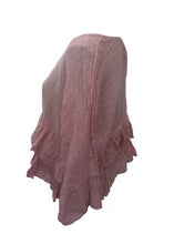 Load image into Gallery viewer, Raffadali Linen Top in Dusky Pink Made In Italy By Feathers Of Italy One Size - Feathers Of Italy 
