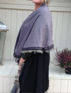 cashmere reversible wrap
