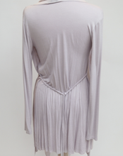 Load image into Gallery viewer, Luxurious Soft 100% cotton cardigan wrap with jersey back and ties
