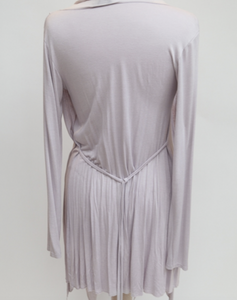 Luxurious Soft 100% cotton cardigan wrap with jersey back and ties
