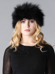 fox fur headband