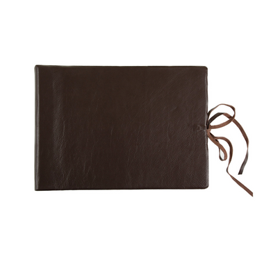 LARGE LEATHER ALBUM JOURNAL LARGE - Feathers Of Italy 