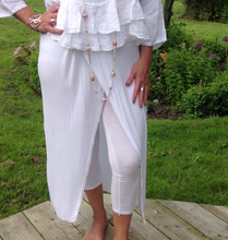 Load image into Gallery viewer, Gypsy Dress or Skirt with Open Front in Pink - Feathers Of Italy 
