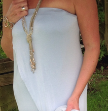 Load image into Gallery viewer, Gypsy Dress or Skirt with Open Front in Pink - Feathers Of Italy 
