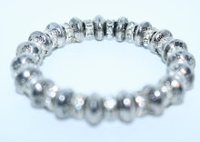Load image into Gallery viewer, Limited Edition Silver Coloured Diamont&#39;e Bracelet - By Feathers Of Italy - Feathers Of Italy 
