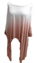 Load image into Gallery viewer, Dip Dyed Oversized Cotton Top in Pink One Size - Feathers Of Italy 
