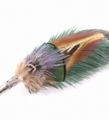 feather hat pin traditional