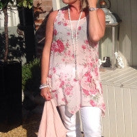 fiarella floral tunic top