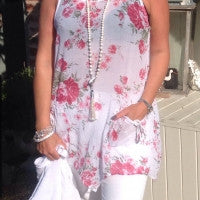 fiarella floral tunic top