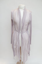 Load image into Gallery viewer, FlorenceLuxurious Soft 100% cotton cardigan wrap with jersey back and ties.

