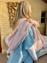Load image into Gallery viewer, Portofino Fine Knitted Fringed End Long Scarf | Feathers Of Italy 

