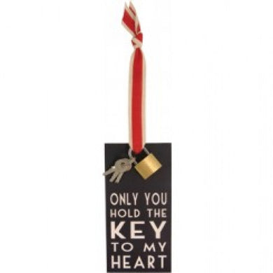 KEY TO MY HEART FOB - Feathers Of Italy 