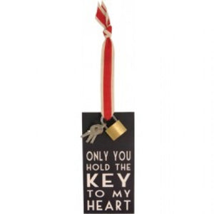 KEY TO MY HEART FOB - Feathers Of Italy 
