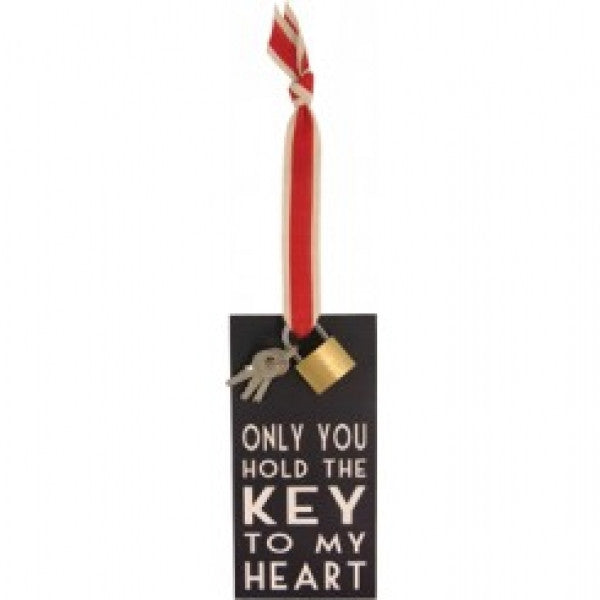 KEY TO MY HEART FOB - Feathers Of Italy 